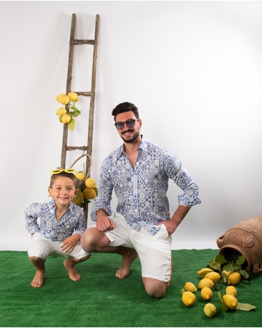 CAMICIA UOMO PETIT 100% LINO