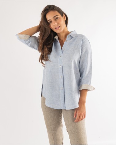 CAMICIA STELLA 100% LINO