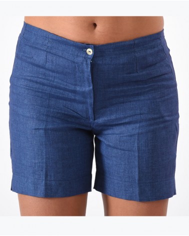 SHORT ROX 100% LINO - VARI COLORI
