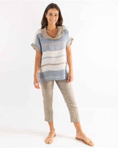 BLUSA DOMINI 100% LINO