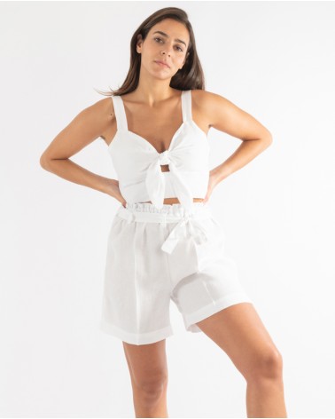 PANTALONCINO ELLE 100% LINO