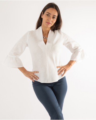 BLUSA HUNZIKER 100% LINO