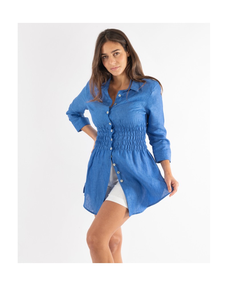 CAMICIA SIMONETTA 100% LINO - 2 colori disponibili
