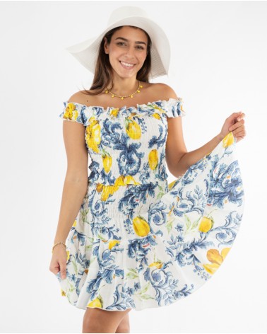 MINIGONNA AMALFI 100% LINO