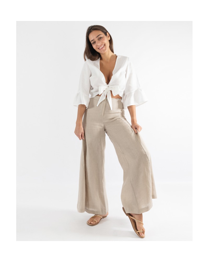 BOLERO NODO 100% LINO- 2 colori disponibili