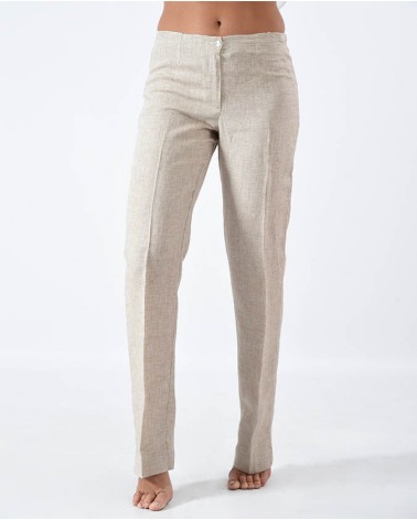 PANTALONI DONNA 100% LINO - vari colori