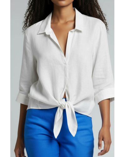 BLUSA MARY BIANCA 100% LINO